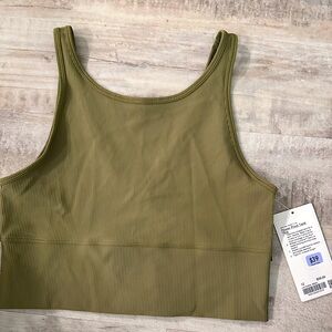 Lululemon Power Pivot Tank Ribbed- size 12- brand new with tag